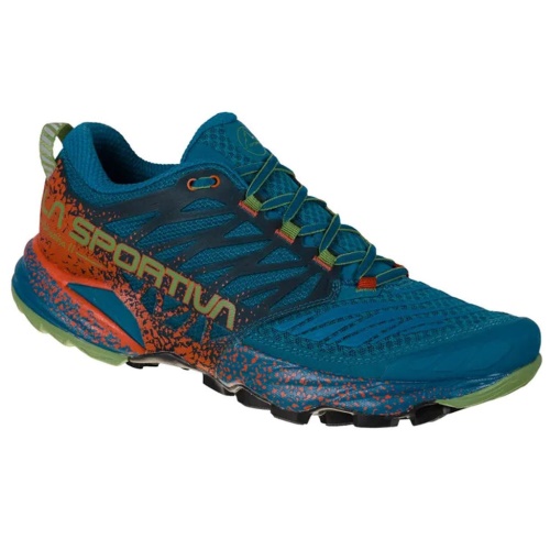 Akasha Ii Mens Trail Running Shoe Space Blue Kale La Sportiva Boty
