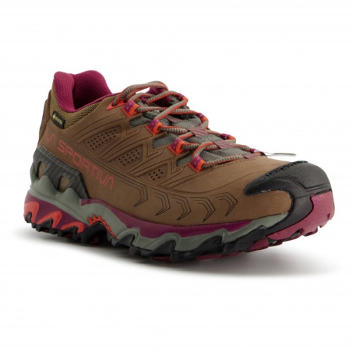 Dámské Ultra Raptor Ii Kožené široké Gtx La Sportiva Boty Taupe Red Plum