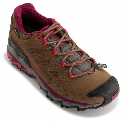 Dámské Ultra Raptor Ii Kožené široké Gtx La Sportiva Boty Taupe Red Plum