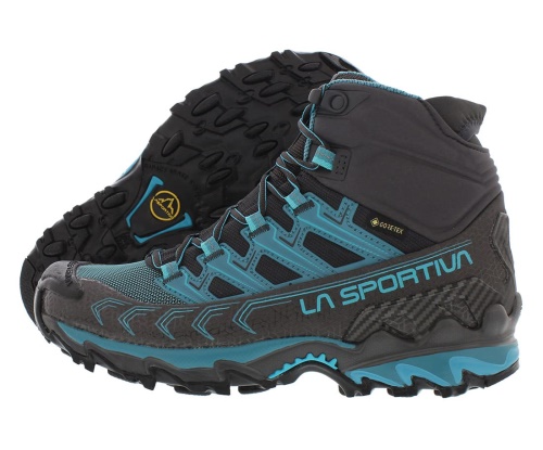 Dámské Ultra Raptor Ii Mid Gtx široké Turistické Boty La Sportiva Boty Carbon Topaz