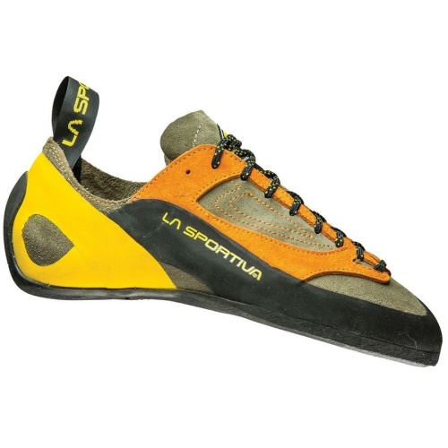 Final Mens Climbing Shoe La Sportiva Boty Brown Orange