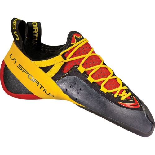 Genius Pánská Lezecká Bota červená žlutá La Sportovní Boty