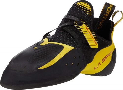 La Sportiva Boty Black Yellow Mens Solution Comp Rock Climbing Shoes