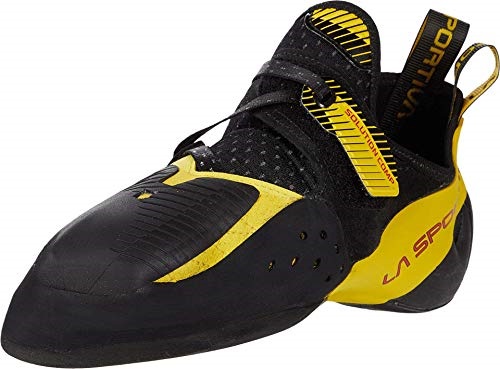 La Sportiva Boty Black Yellow Mens Solution Comp Rock Climbing Shoes