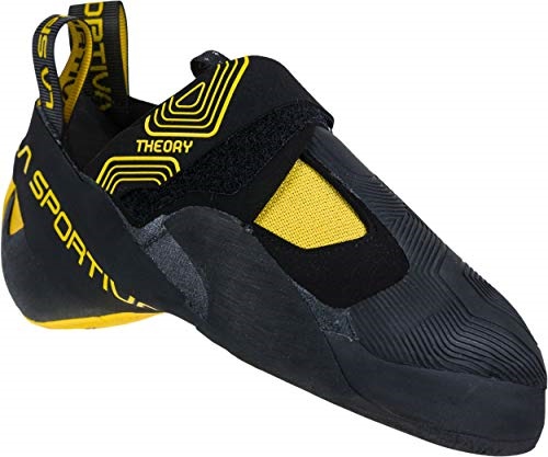 La Sportiva Boty Black Yellow Mens Theory Rock Climbing Shoes