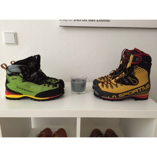 La Sportiva Boty Yellow Nepal Cube Gtx
