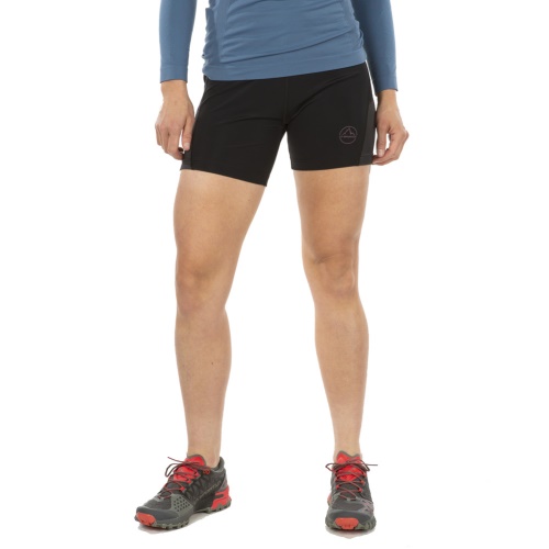 La Sportiva Boty černá červená švestka Triumf Upnuté Krátké š