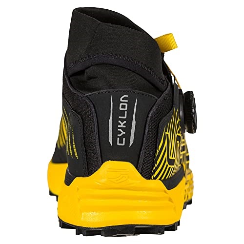 La Sportiva Boty černé žluté Pánské Cyklon Trailové Běžecké Boty Se Systémem šněrování Boa