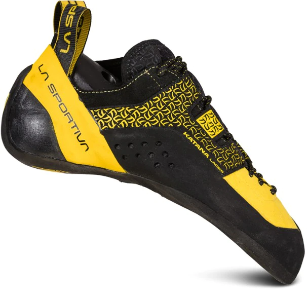 La Sportiva Boty žluté černé Katana Krajkové Lezecké Boty