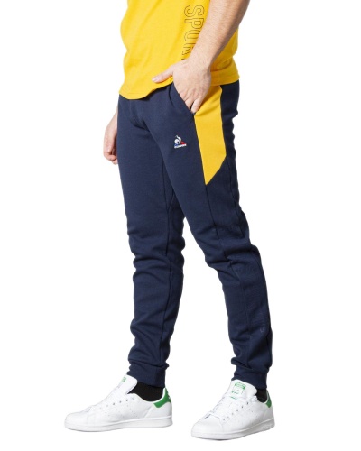 Le Coq Sportif Mens Season 2 No1 Logo Track Pants La Sportiva Boty Navy Yellow