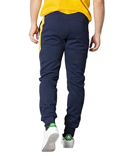 Le Coq Sportif Mens Season 2 No1 Logo Track Pants La Sportiva Boty Navy Yellow