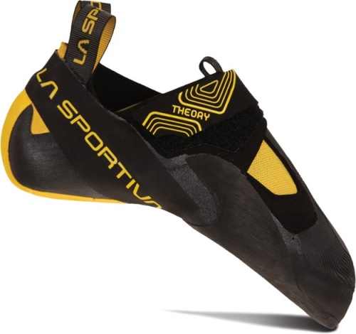 Teorie Lezečky černá žlutá La Sportiva Boty